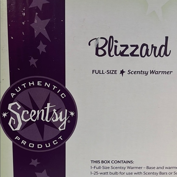 Scentsy White Accent Candle Holder “Blizzard” - Picture 2 of 10